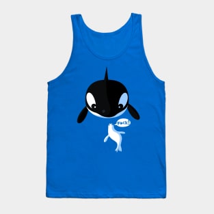 Killer whale and seal Tank Top